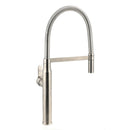 Brushed Nickel Kitchen Sink Basin Mixer 360 Swivel Faucet Tap Pull Out Spout SUS