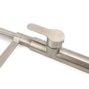 Brushed Nickel Kitchen Sink Basin Mixer 360 Swivel Faucet Tap Pull Out Spout SUS