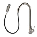 WELS Gun Metal Pull Out Kitchen Sink Tap Basin Mixer Faucet Flexible 2 Way Spout