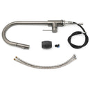 WELS Gun Metal Pull Out Kitchen Sink Tap Basin Mixer Faucet Flexible 2 Way Spout