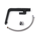 WELS Matte Black Round Kitchen Mixer Sink Tap Swivel Laundry Faucet Spout NEW