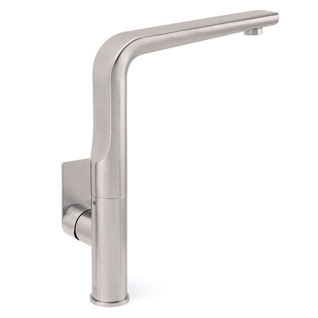 Brushed Nickel New Design Kitchen Mixer Sink Tap Laundry Faucet Swivel Spout