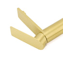 WELS Brushed Gold Short Square Basin Mixer Vanity Sink Faucet Spout Laundry Tap