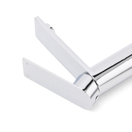 WELS Chrome Square Bathroom Short Basin Mixer Vanity Sink Faucet Tap Flat Lever