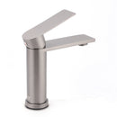 Gun Metal Grey Bathroom Basin Mixer Vanity Sink Square Faucet Spout Laundry Tap