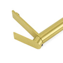 Brushed Gold Stainless Steel Tall Basin Mixer Vanity Sink Faucet Laundry Spout
