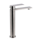 WELS Brushed Nickel Tall Basin Mixer Vanity Sink Faucet Spout 304SUS Laundry Tap