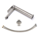 WELS Brushed Nickel Tall Basin Mixer Vanity Sink Faucet Spout 304SUS Laundry Tap