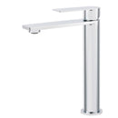 WELS Polished Chrome Tall Basin Mixer Vanity Sink Faucet Spout Laundry Flat Tap