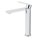WELS Polished Chrome Tall Basin Mixer Vanity Sink Faucet Spout Laundry Flat Tap