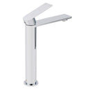 WELS Polished Chrome Tall Basin Mixer Vanity Sink Faucet Spout Laundry Flat Tap
