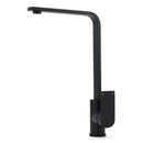 WELS Matte Black High Rise Gooseneck Kitchen Sink Laundry Mixer Faucet Tapware