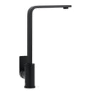 WELS Matte Black High Rise Gooseneck Kitchen Sink Laundry Mixer Faucet Tapware
