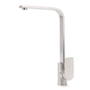 WELS Brushed Nickel Square Kitchen Sink Laundry Mixer 360º Swivel Faucet Tapware