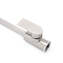 WELS Brushed Nickel Square Kitchen Sink Laundry Mixer 360º Swivel Faucet Tapware
