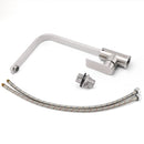 WELS Brushed Nickel Square Kitchen Sink Laundry Mixer 360º Swivel Faucet Tapware