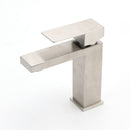 Square Classic 6L/m Basin Vessel Mixer Faucet Tap Kitchen Laundry Brushed Nickel