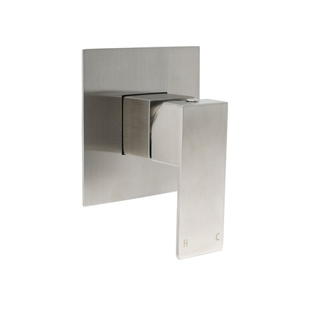 Nickel Brushed Square Lead Free Shower Hot Cold Mixer Ceramic Cartridge Spindle