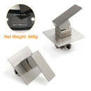 Nickel Brushed Square Lead Free Shower Hot Cold Mixer Ceramic Cartridge Spindle