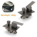 Gun Metal Square Stainless Steel Bath Shower Mixer 2 Way Switch Diverter Watermark