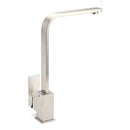 WELS Square Kitchen Sink Laundry Mixer 360º Swivel Faucet Tap Set Brushed Nickel
