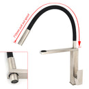 WELS 6.0L/m Chrome Kitchen Sink Basin Mixer Swivel Faucet Tapware Pull Out Spout