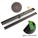 Gun Metal Tile Insert 600mm Linear Shower Grate Floor Drain 50mm Waste Outlet