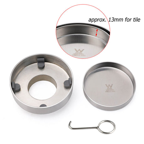 Round 100mm Tile Insert Floor Out Drain Stainless Steel Shower Grate 50mm Waste