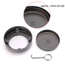 Gun Metal Round 100mm Diameter Tile Insert Floor Drain Shower Grate 75mm Outlet