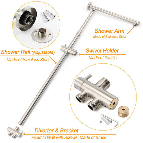 Brushed Nickel 8