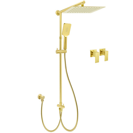 Brushed Gold Square 12