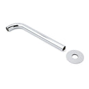 Polisehd Chrome Round 250mm Long Water Filler Spout Bath Tub Wall Mounted Outlet