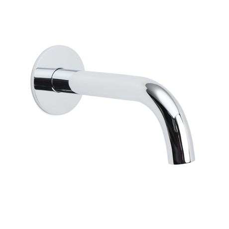 Polisehd Chrome Round Curve Faucet Water Outlet Swivel Bath Tub Filler Spout Set