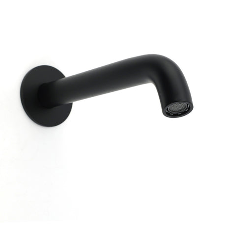 Matt Black Round Basin Faucet Bubble Water Outlet Stainless Steel Bath Tub Spout