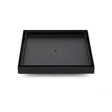 Watermark Matt Black Large 200mm Tile Insert Floor Drain Shower Grate 80mm Waste