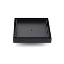 Matt Black 150x150mm Tile Insert Floor Drain Shower Grate 50mm Outlet Watermark