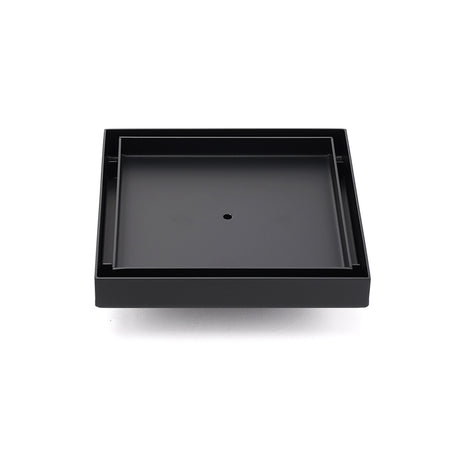 Matt Black 150x150mm Tile Insert Floor Drain Shower Grate 50mm Outlet Watermark