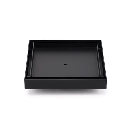 Watermark Black 150x150mm Tile Insert Floor Drain Shower Grate 80mm Waste Outlet