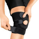 Adjustable Knee Support Brace with Patella Stabilizer Pad Workout, Joint Pain Injury Recovery Breathable Compression Knee Sleeve for Running