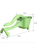 Manual Juicer - Fruit and Vegetable Juicers - Portable Multifunctional Lemon and Orange Juicer for Home Use - High Efficiency Juicing Appliance - Light Green