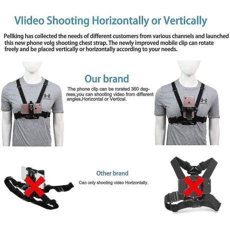 Universal Mobile Phone Clamp Compatible with Action Camera Pov Gopro Samsung Iphone Holder & Tripod null none-WELLNGS