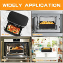 Silicone Molds for Air Fryer, Ninja Flex Drawer Air Fryer, Reusable for 10.4L