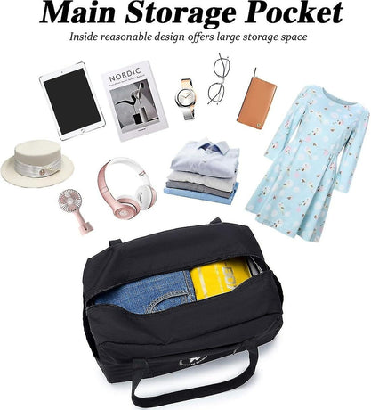 Cabin Bag 40x20x25 cm for Ryanair Approved Size Foldable Travel Bag Duffel Bag Under Seat Luggage Holder-Xin