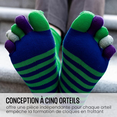 Men's 5 Finger Socks with Split Toe Socks, Sports Five Finger Socks for Men