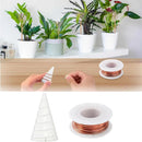 20 m copper wire for gardening and plants, pure copper wire for air plant stands and vegetable growing