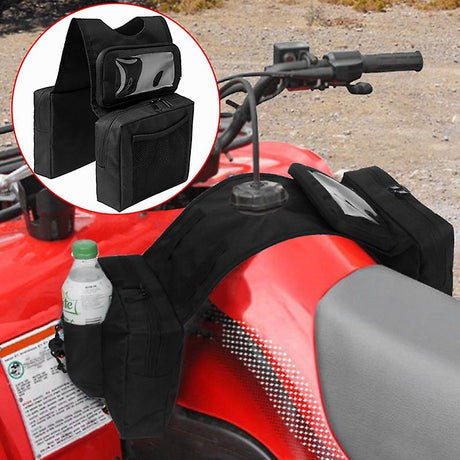 ATV UTV Motorcycle ATV Tank Bag Saddle Bag With Waterproof Phone Storage Bag Storage Package Luggage Bag