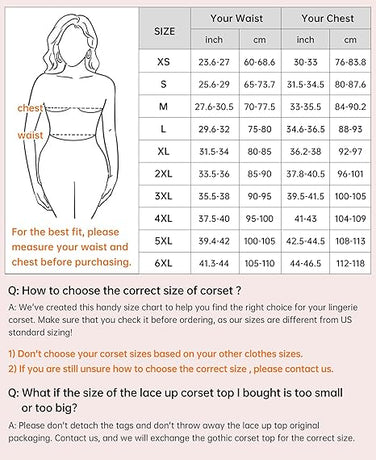 Corset Tops for Women, Bustier Shapewear Lingerie, Lace Waist Push Up Bodysuit black L