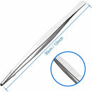 Extra 30cm / 12 inch Long Stainless Steel Tweezers with Precision Serrated End for Aquaristik, Gardening, Kitchen, Industrial Work and Use