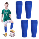 Football Socks Sleeves Football Shin Guards Sleeves, Shin Guards Grip Socks Leg Sock Sleeve for Unisex Children, Youth