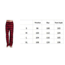 Men's Pajama Pants with Pockets, Soft Flannel Plaid Pajama Pants for Sleep M Gray